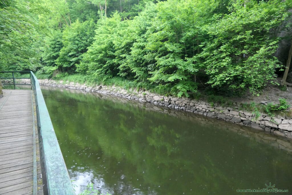 Szlak Riegra -pomost nad Izerą