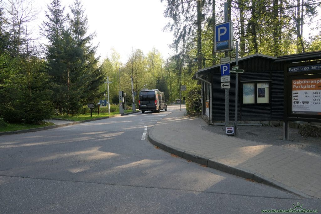 Bastei – Szwajcaria Saksońska - parking