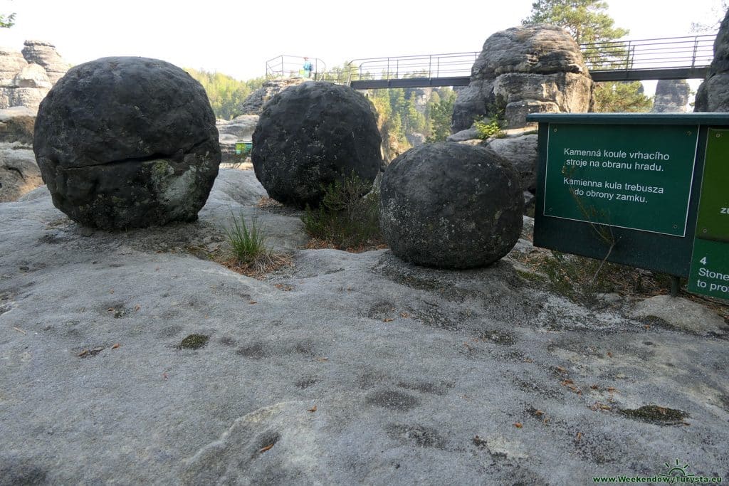 Most Bastei – Szwajcaria Saksońska - zamek Neurathen