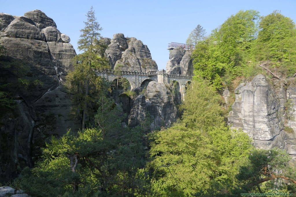 Most Bastei – Szwajcaria Saksońska - zamek Neurathen