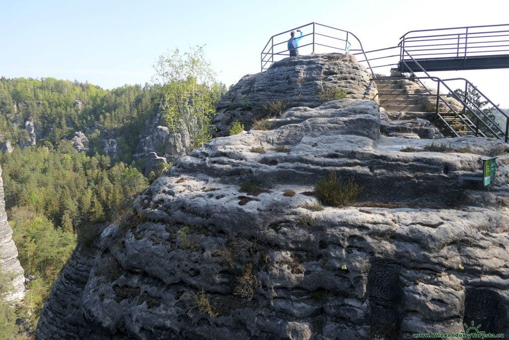 Most Bastei – Szwajcaria Saksońska - zamek Neurathen