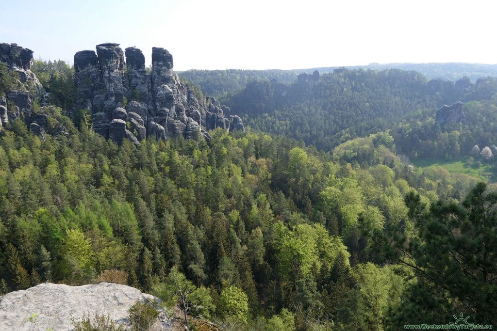 Most Bastei – Szwajcaria Saksońska - zamek Neurathen