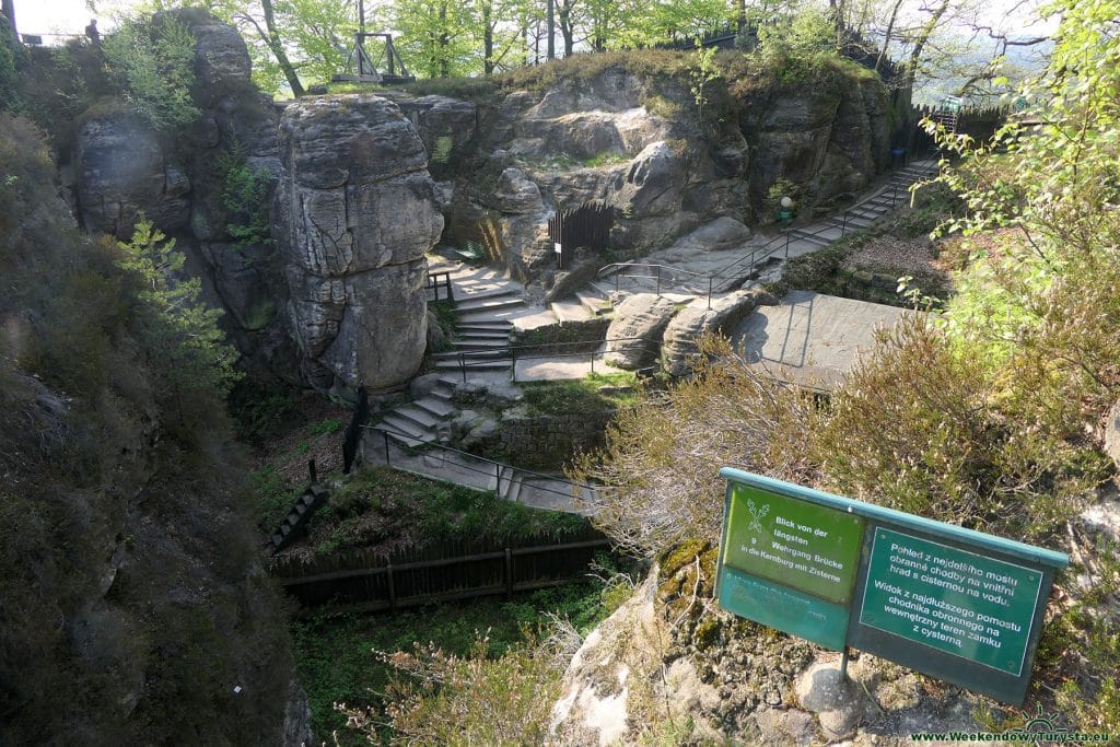 Most Bastei – Szwajcaria Saksońska - zamek Neurathen