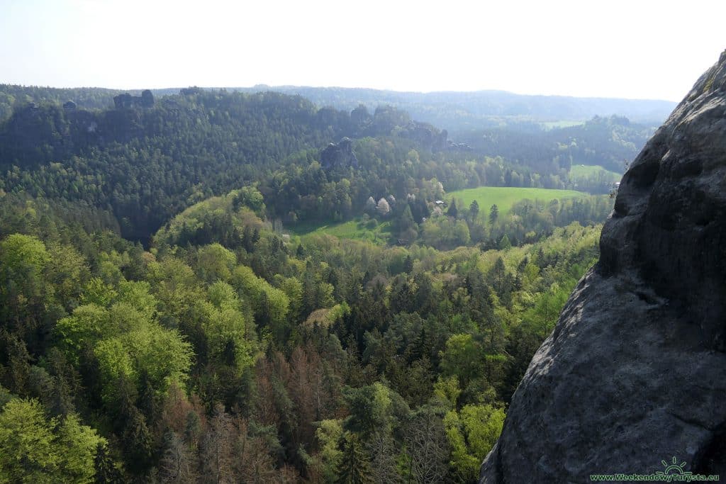 Most Bastei – Szwajcaria Saksońska - zamek Neurathen