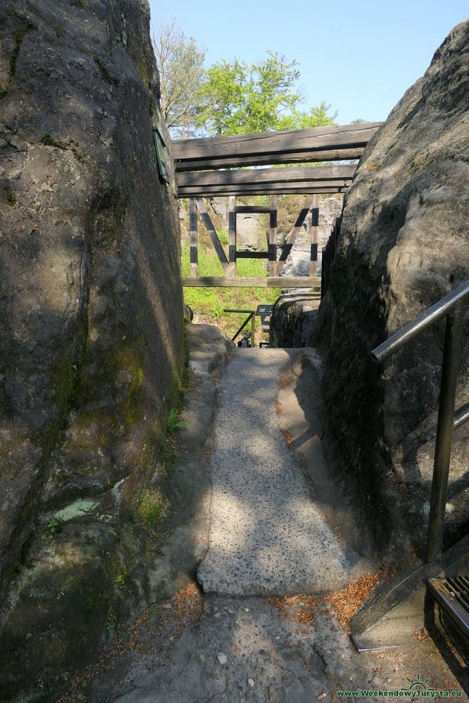 Most Bastei – Szwajcaria Saksońska - zamek Neurathen