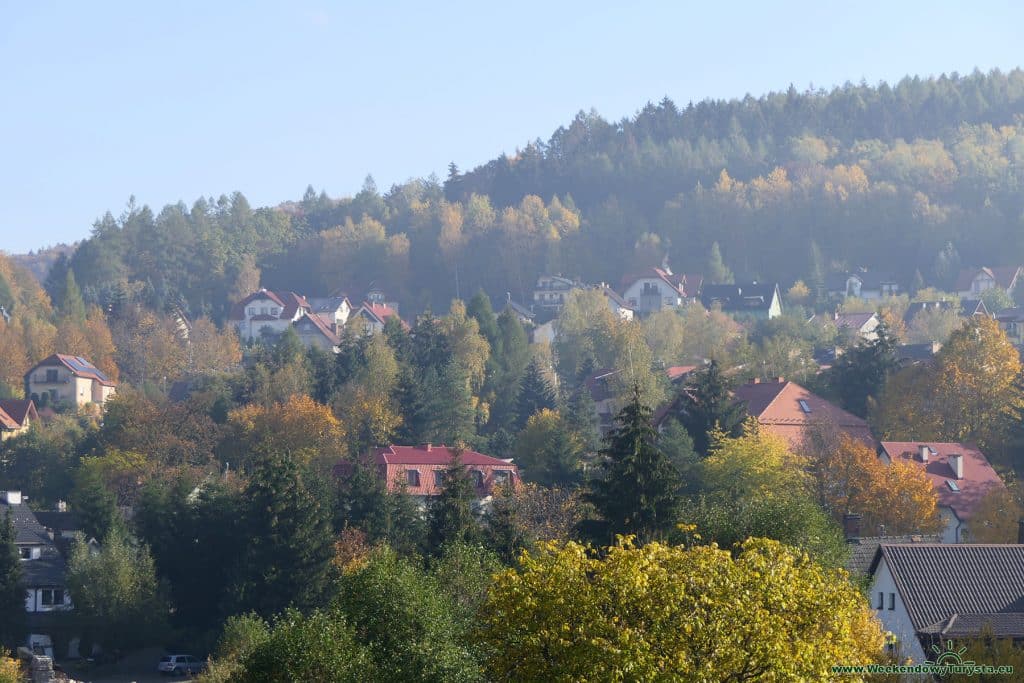 Kudowa Zdrój - widok z tarasu hotelowego