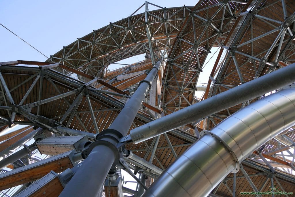 Wieża widokowa Sky Walk w Świeradowie Zdroju - konstrukcja