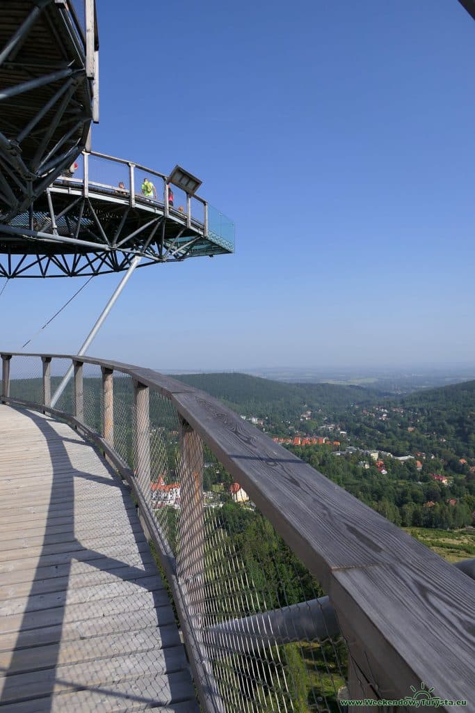 Wieża widokowa Sky Walk w Świeradowie Zdroju - widoki