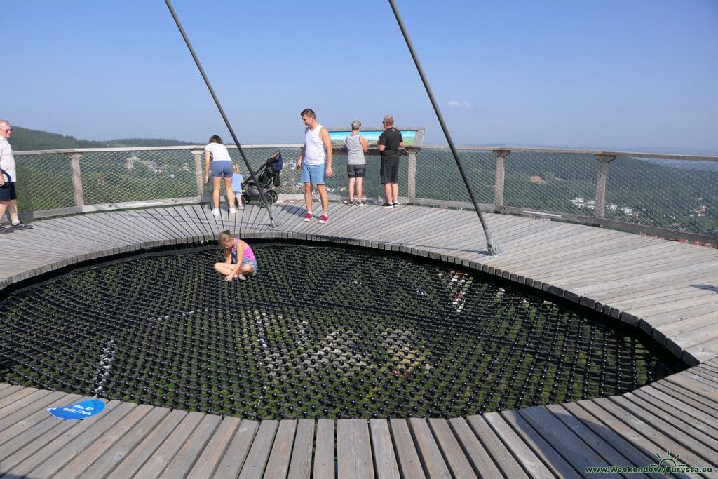 Wieża widokowa Sky Walk w Świeradowie Zdroju - szczyt