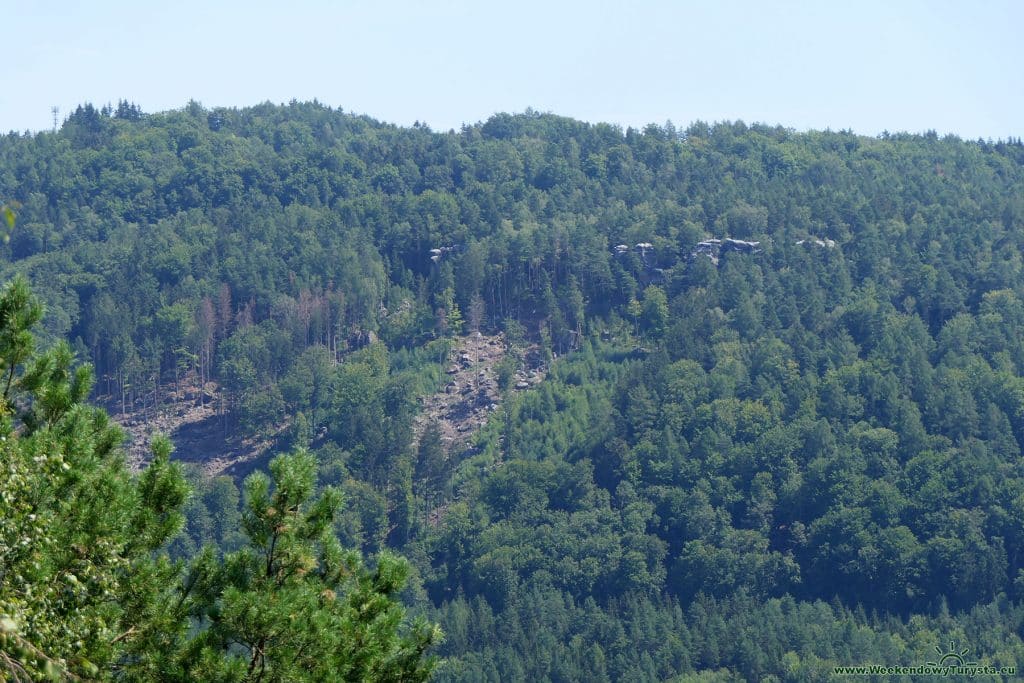 Maloskalska Drabovna - widoki ze szlaku