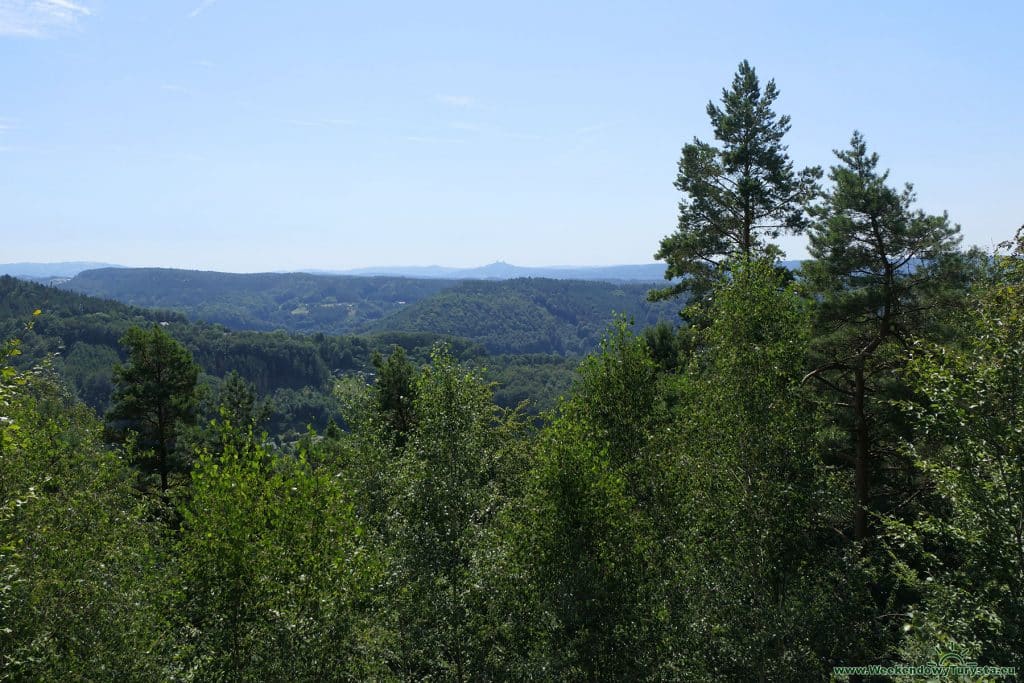 Maloskalska Drabovna - widoki ze szlaku