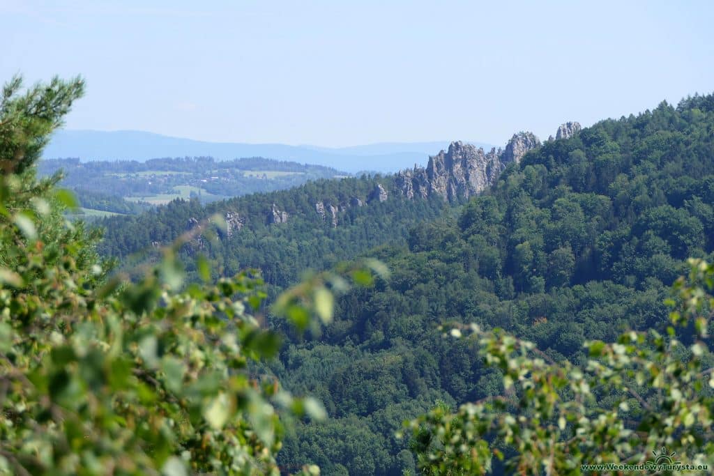 Maloskalska Drabovna - widoki ze szlaku