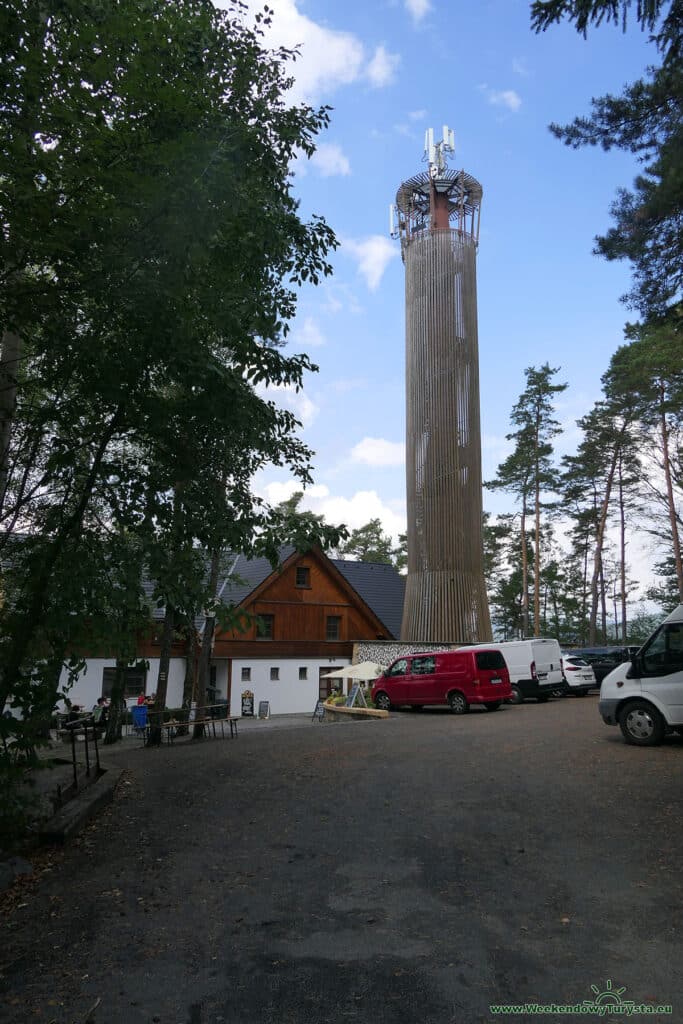 Wieża widokowa Na Strazi - szlak koło Sloup