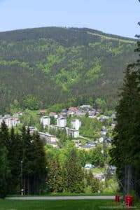 Zielony Szlak na Klinovkę - panorama Szpindlerowego młyna