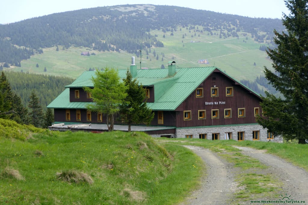 Szlak w Karkonoszach na Klinovkę - Bouda na Plani