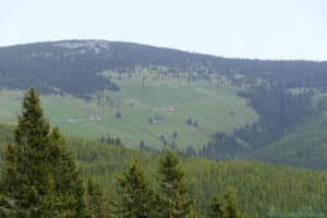 Bouda na Plani - panorama Karkonoszy