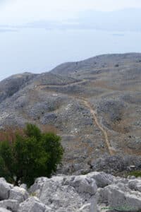 Pantokrator na Korfu - widok ze szczytu