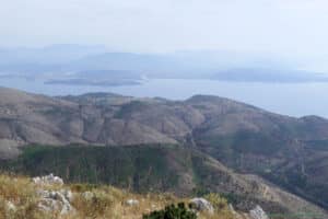 Pantokrator na Korfu - widok ze szczytu