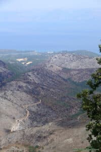 Pantokrator na Korfu - widok ze szczytu