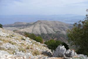 Pantokrator na Korfu - widok ze szczytu