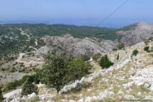 Pantokrator na Korfu - widok ze szczytu