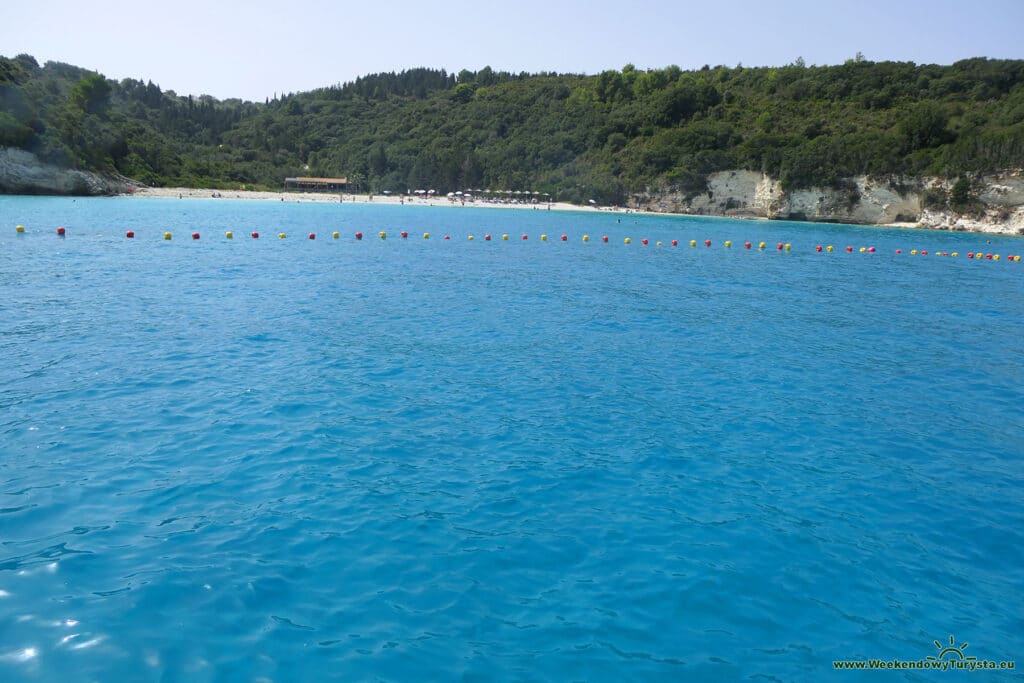 Plaża na Antipaxos