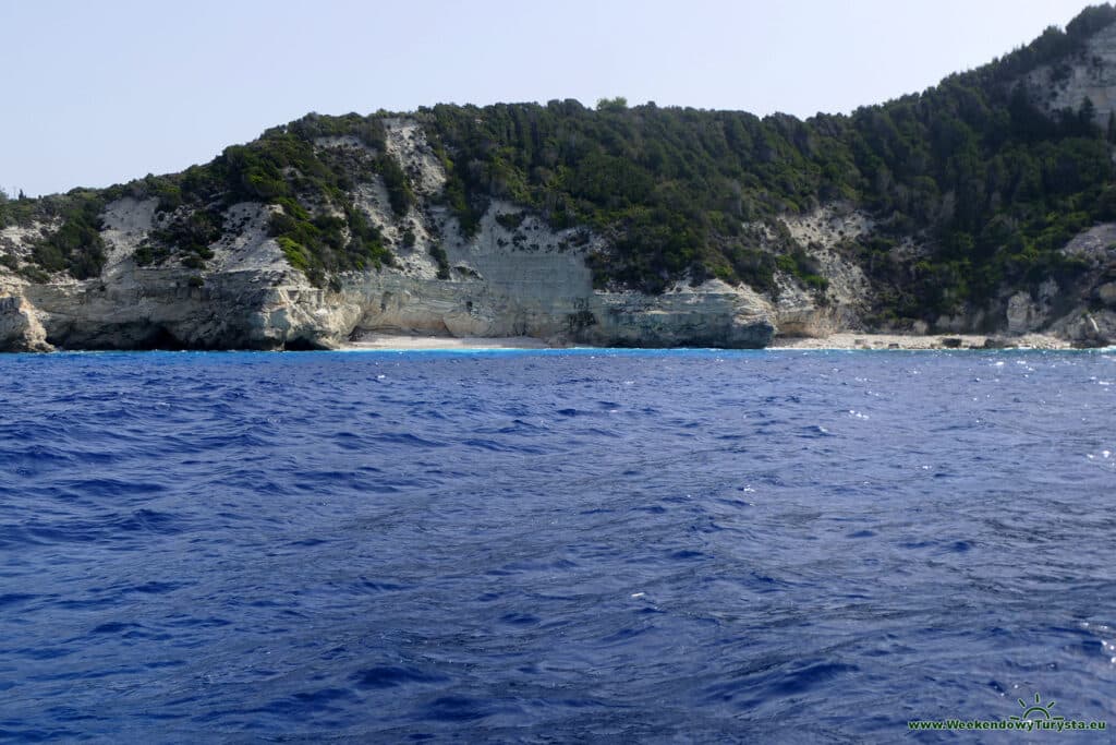 Jedna z plaż na Paxos