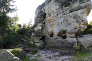 Skalny labirynt Ostas w Górach Stołowych