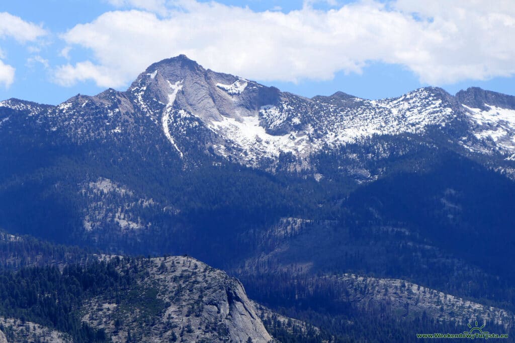 Widok z drogi do Glacier Point