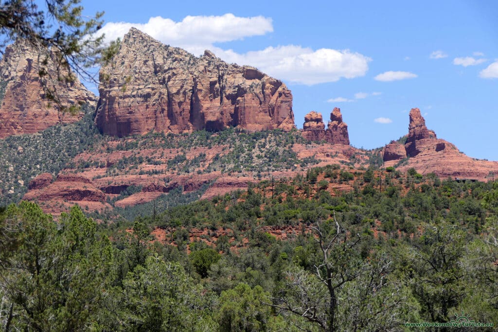 Widoki ze szlaku Sedona w Arizonie