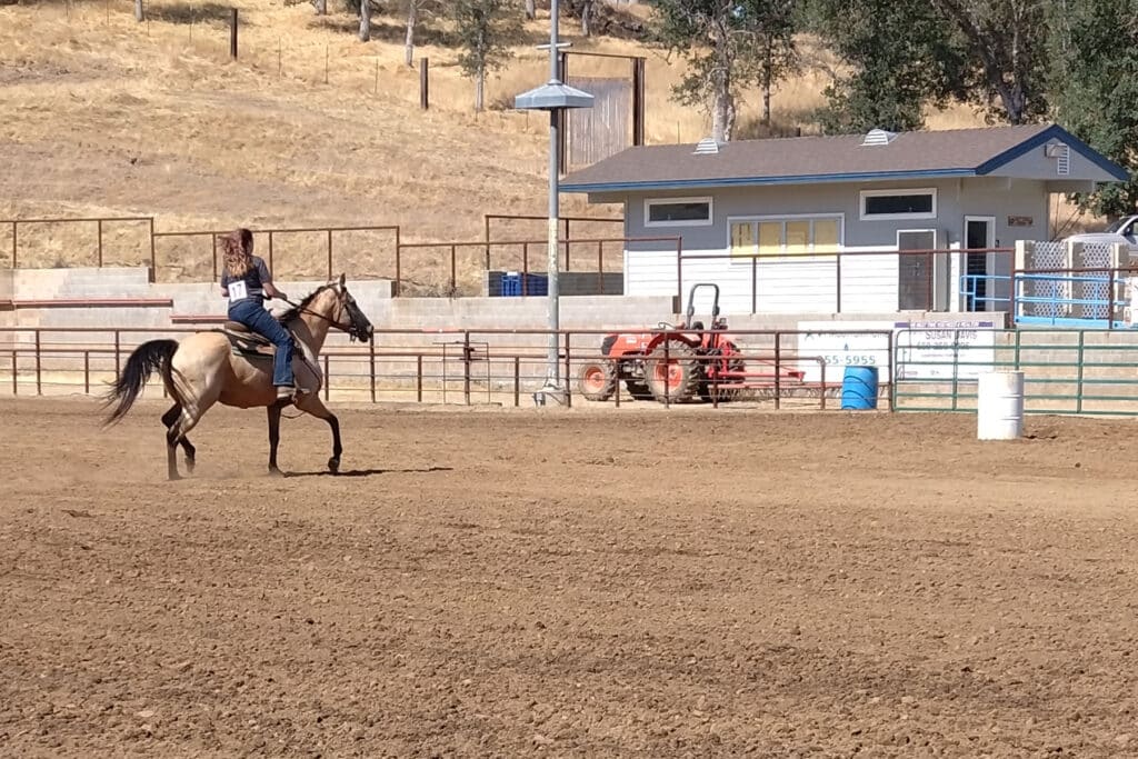 Amatorskie zawody western Barell race